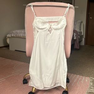 Cute White Lacy Dress